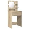 vidaXL Magamistoa meikimislaudade Sonoma tamm 80 x 39,6 x 135 cm