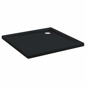 vidaXL Du&scaron;i alusplaat t&auml;ppidega 90 x 90 x 4 cm ABS Must