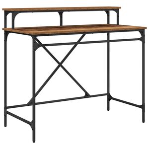 vidaXL Laud Vana puit 100 x 50 x 90 cm Tehispuit
