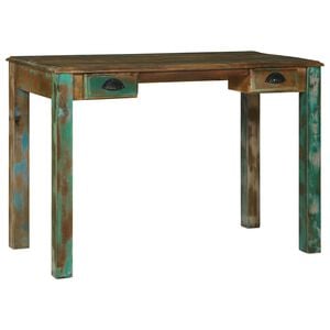 vidaXL Kirjutuslaud Pruun 112 x 55 x 76 cm Tugev taastatud puit