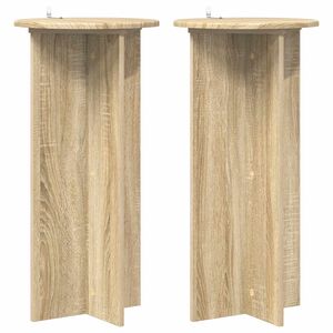 vidaXL Taimede alus 2 pcs Sonoma tamm 40 x 40 x 80 cm Tehispuit