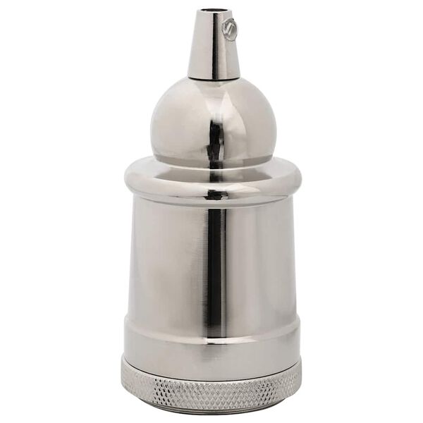 vidaXL Lambihoidjad 2 tk Satin Nickel E27