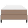vidaXL Voodi raam madratsiga Cappuccino 90 x 190 cm kangas