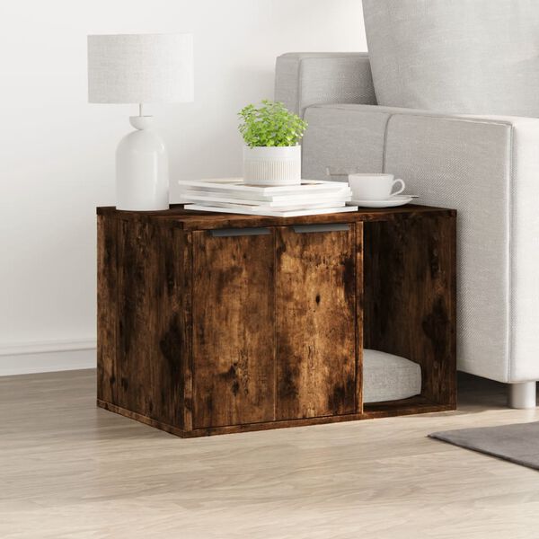 vidaXL kassi liivakast korpus, suitsutatud tamm, 60x40x40cm, tehispuit