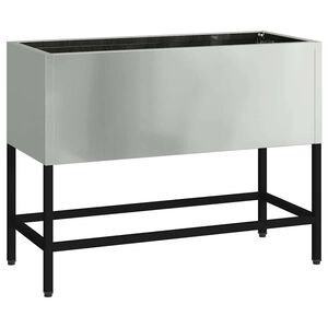 vidaXL T&otilde;stetud aiataimelava H&otilde;bedane 60 x 26 x 45 cm Tsinkteras