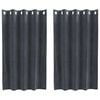 vidaXL Pimendavad kardinad 2 tk Helehall 140 x 140 cm Samet
