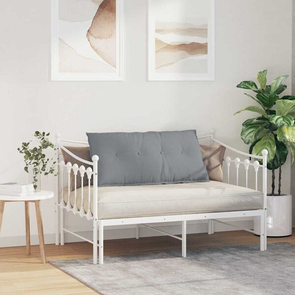 vidaXL Seljatugi padi Helehall 100 x 19 x 50 cm kangas