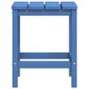 vidaXL aialaud Adirondack, sinine, 38 x 38 x 46 cm, HDPE