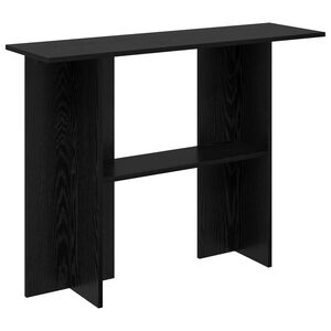 vidaXL Konsoollaud Must tamm 100 x 30 x 75 cm Tehispuit