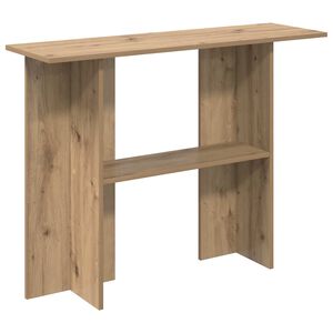 vidaXL Konsoollaud Artisan tamm 100 x 30 x 75 cm Tehispuit
