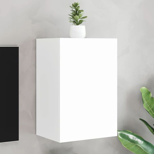 vidaXL teleri seinakapp, valge, 40,5 x 30 x 60 cm, tehispuit