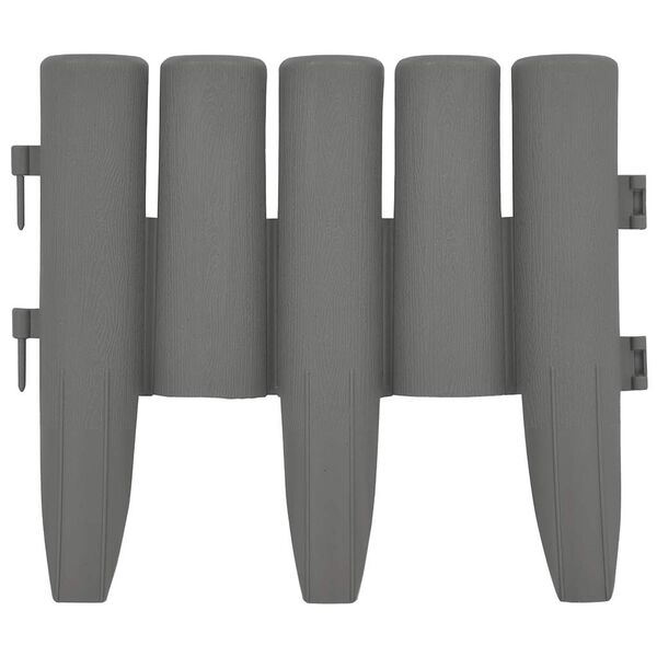 vidaXL murupiirded 36 tk hall 10 m PP