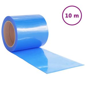 vidaXL uksekardin, sinine, 200 mm x 1,6 mm 10 m, PVC
