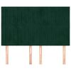 vidaXL peatsiplaat, tumeroheline, 144 x 5 x 118/128 cm, samet
