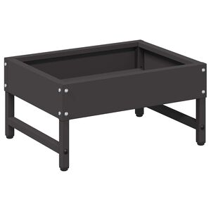 vidaXL Linde söötja Must 80 x 28 x 13.5 cm Külmvalsitud teras