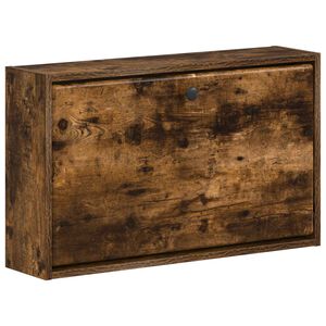 vidaXL Seinale kinnitatav jalan&otilde;ude kapp BREDA 71 x 17 x 43 cm
