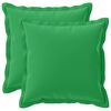 vidaXL Diivanipadi 2 tk HOUTEN Roheline 30 x 30 cm Pol&uuml;ester