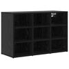 vidaXL Kinga kapp 77,5 x 30 x 51 cm Tehispuit Must tamm