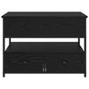 vidaXL Kohvilaud sahtliga Must tamm 70 x 50 x 54.5 cm Tehispuit