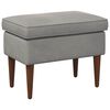 vidaXL Jala ottoman Helehall 55 x 35 x 41 cm Samet
