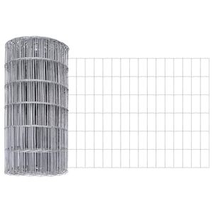 vidaXL Euroopa aed 0,6 x 25 m PVC-kaetud raud