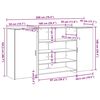 vidaXL vastuv&otilde;tulaud, k&auml;sit&ouml;&ouml;tamm, 200x50x103,5 cm, tehispuit