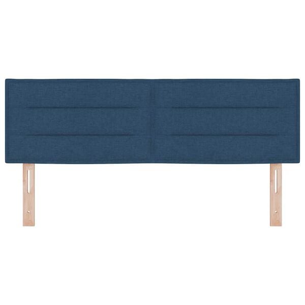 vidaXL Peats peaga Sinine 144 cm Kunstnahk