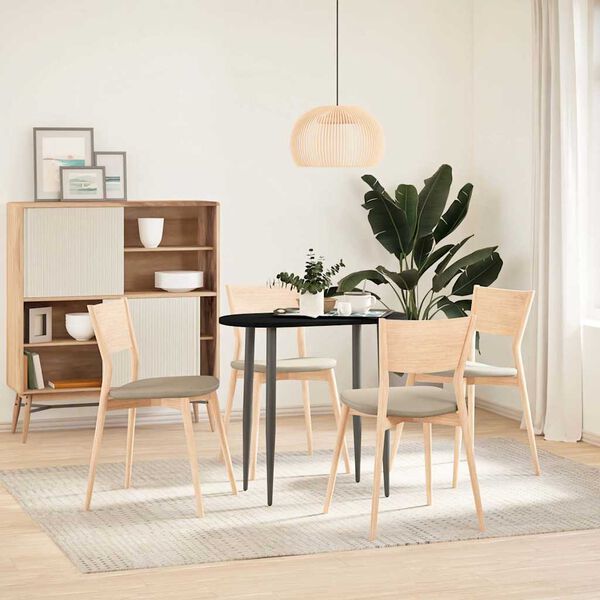 vidaXL lauaplaat, tumepruun, 80 x 40 x 2 cm, tammepuit ovaalne