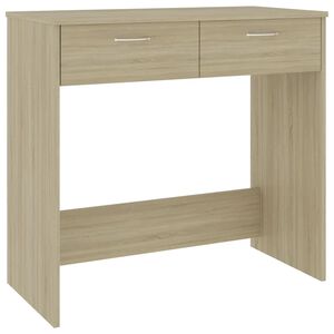 vidaXL kirjutuslaud, Sonoma tamm 80 x 40 x 75 cm tehispuit