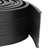 vidaXL Garaaži Ukse Tihend Must 70 x 6 mm 2,5 m PVC