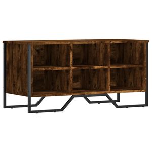 vidaXL jalatsikapp, suitsutatud tamm, 90x38x45,5 cm, tehispuit