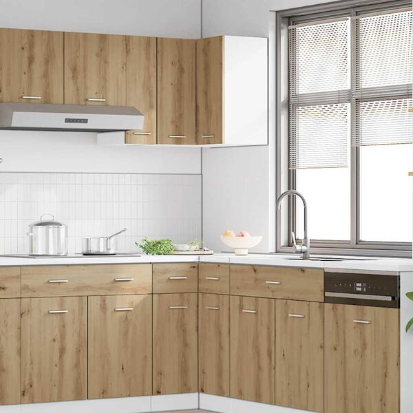 vidaXL rippuv nurgakapp "Lyon", käsitöötamm, 57x57x60 cm, töödeldud puit