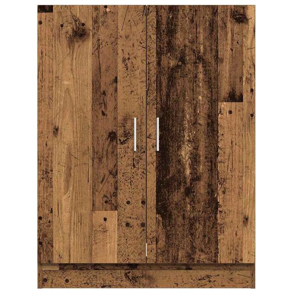 vidaXL pesumasinakapp, vana puit, 70,5x71,5x91,5 cm