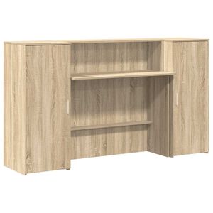 vidaXL vastuv&otilde;tulaud, sonoma tamm, 180x50x103,5 cm, tehispuit