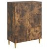 vidaXL K&otilde;ide sahtliga Suitsutatud tamm 66 x 34,5 x 90 cm Tehispuit
