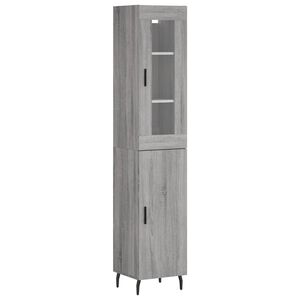 vidaXL k&otilde;rge kapp, hall Sonoma tamm, 34,5x34x180 cm, tehispuit