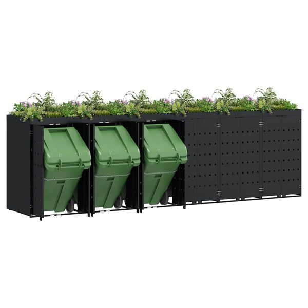 vidaXL Ratta pr&uuml;gikasti hoidmine 6 pr&uuml;gikasti jaoks Must