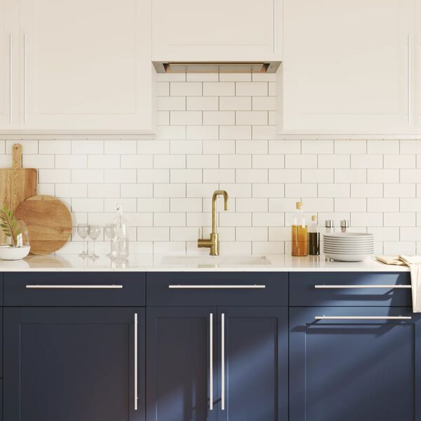 vidaXL kapi k&auml;epidemed 10 tk, h&otilde;bedane, 320 mm, roostevaba teras