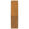 vidaXL seina taimekastid 2 tk, rooste, Corten teras, 46x10x40 cm