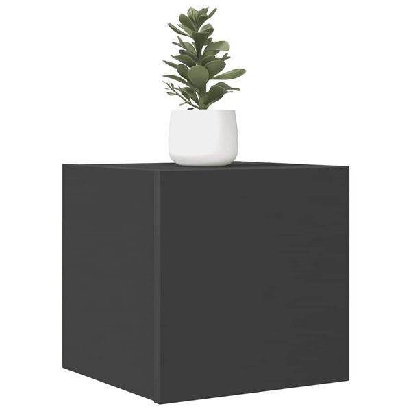 vidaXL seinale kinnitatavad telerikapid, 2 tk, hall, 30,5x30x30 cm