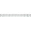 vidaXL traataed, roheline, 1,4 x 25 m, tsingitud teras