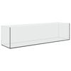 vidaXL Akvaarium ladustamisega L&auml;bipaistev 80 x 20 x 20 cm Klaas