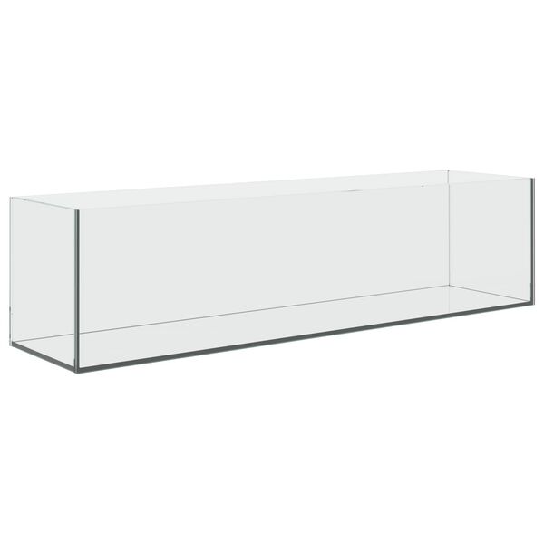 vidaXL Akvaarium ladustamisega L&auml;bipaistev 80 x 20 x 20 cm Klaas