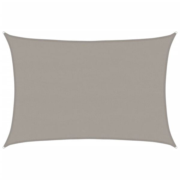 vidaXL p&auml;ikesepuri 160 g/m&sup2; ristk&uuml;lik, helehall, 5x7 m, HDPE