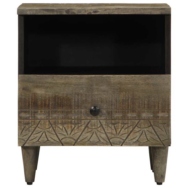 vidaXL &ouml;&ouml;kapid 2 tk helehall 40x33x46 cm t&auml;ispuidust mango