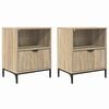 vidaXL &Ouml;&ouml;lambi kapp 2 pcs Sonoma tamm 49 x 36 x 61 cm Tehispuit
