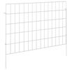 vidaXL Aia aed koos toega 24 pcs 75 x 50 cm Mesh Tsingitud teras