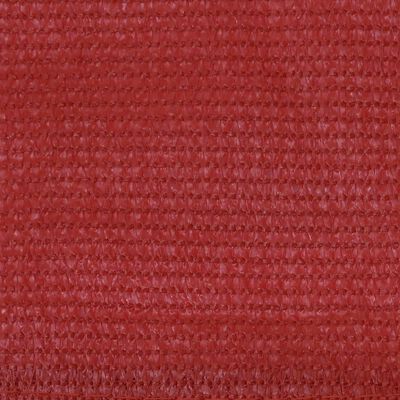 vidaXL rõdusirm, punane, 75 x 400 cm, HDPE