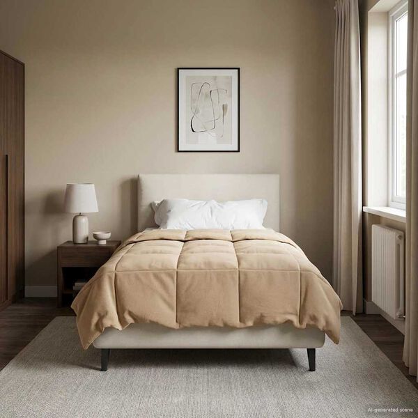 vidaXL Talve tek Rapistatud Roosa 155 x 220 cm Mikrokiud