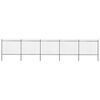 vidaXL aiapiire odaotsaga, terasest, 892,5 x 150 cm, must